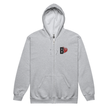 Load image into Gallery viewer, B.LOV Embroidered Unisex Zip Hoodie