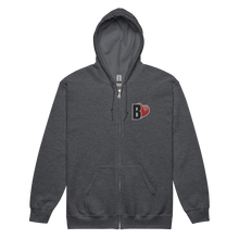 Load image into Gallery viewer, B.LOV Embroidered Unisex Zip Hoodie