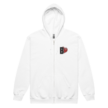 Load image into Gallery viewer, B.LOV Embroidered Unisex Zip Hoodie